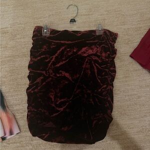 Maroon skirt — free people